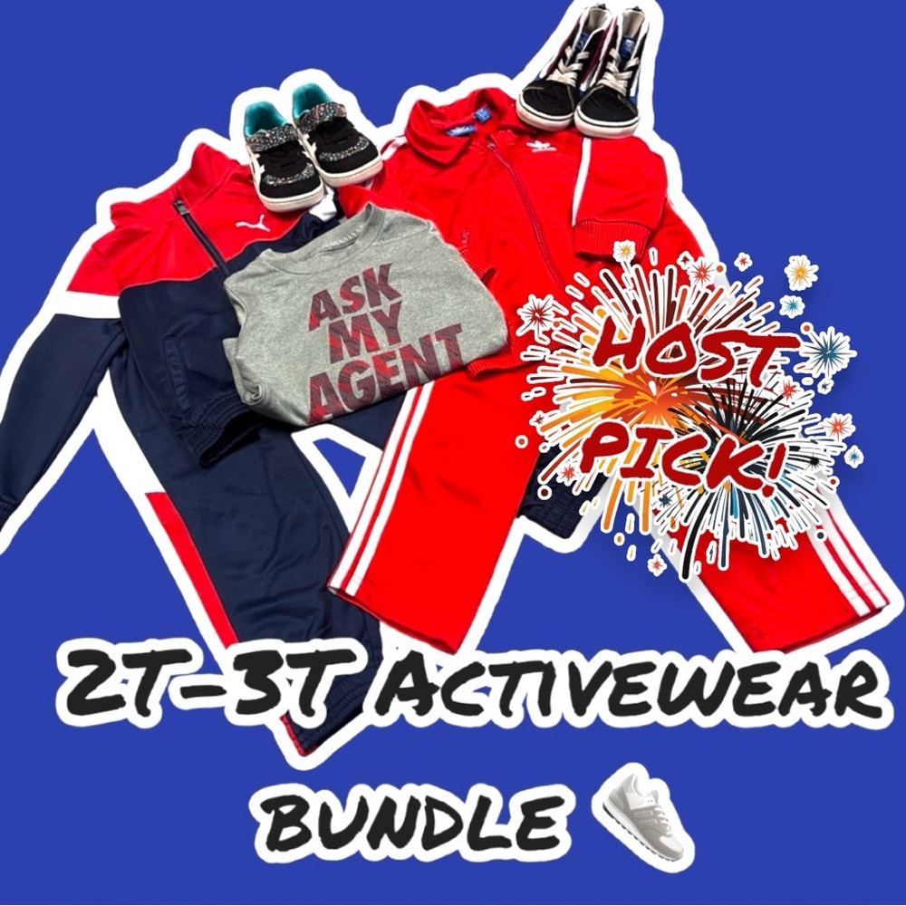 🎉HOST PICK🎉 Kids 7 piece activewear bundle. Size 3T 🏃🏻🏃🏾🧒🏻👦🏾👶🏽🧒🏼